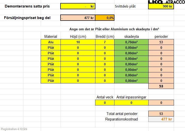 BMW 5 F10/F11/F18 09-17 Dörr Bak Vänster