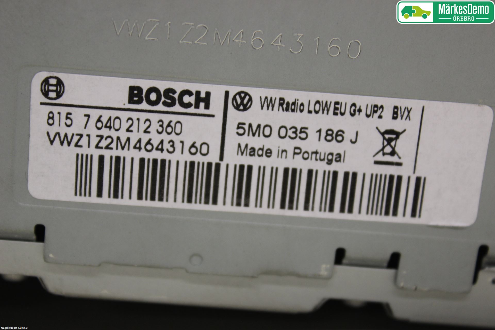 Volkswagen VW POLO 10-17 Cd Radio - Multimediapanel