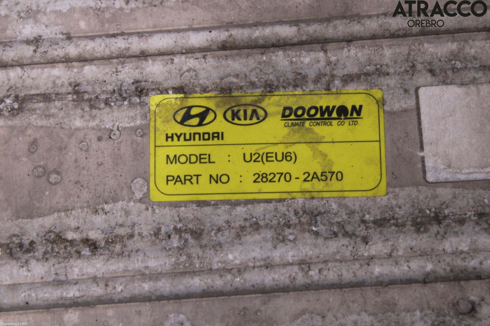 Kia CEED 12-18 Laddluft-Intercooler Kyl