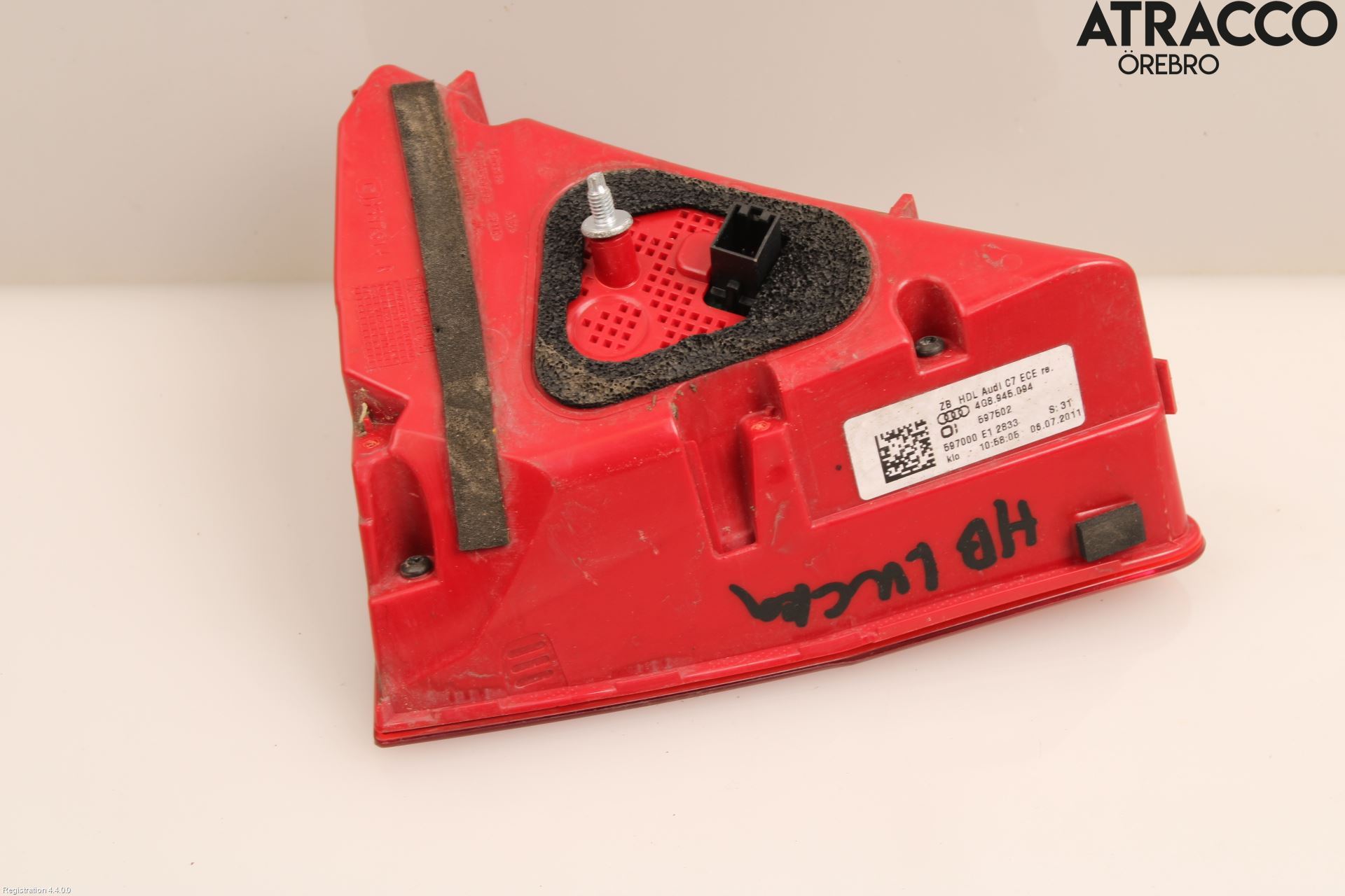 Audi A7/S7 4G 11-17 Bakljus Lucka Hö