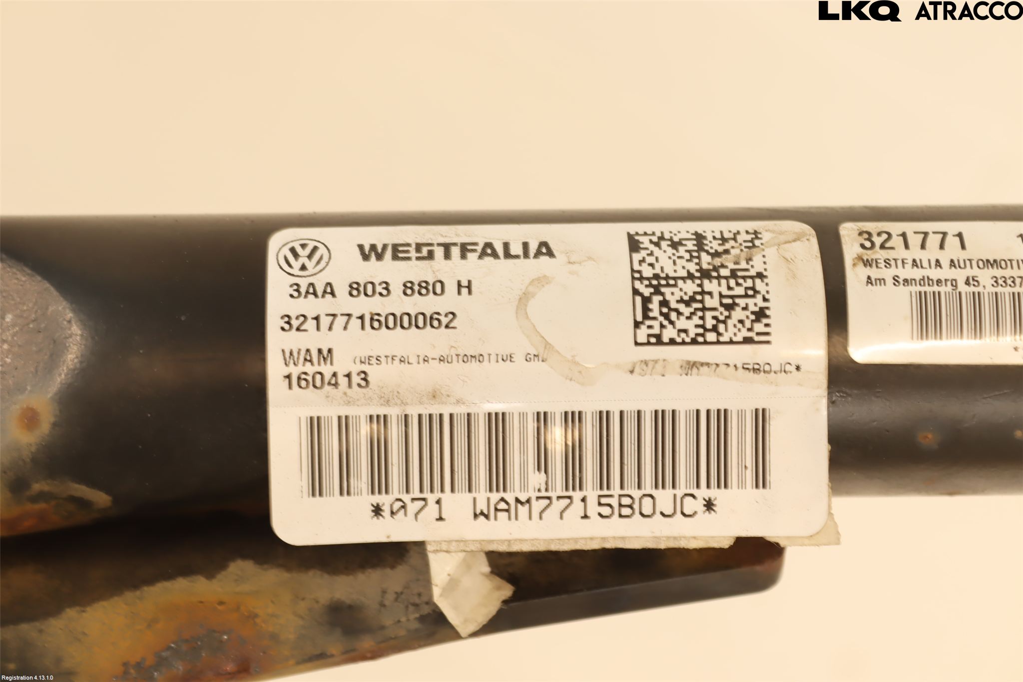 Volkswagen VW PASSAT 11-14 Dragkrok