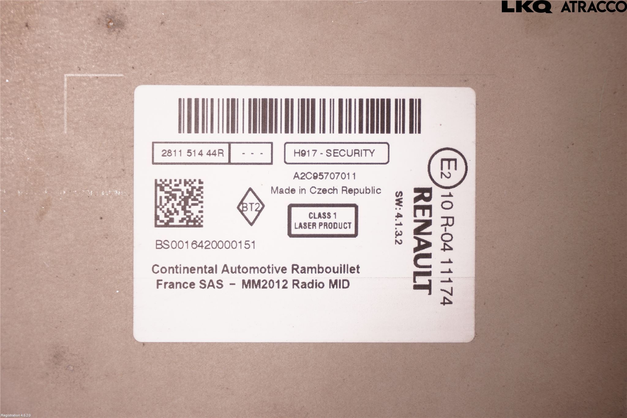 Renault KANGOO II 15-21 Cd Radio - Multimediapanel