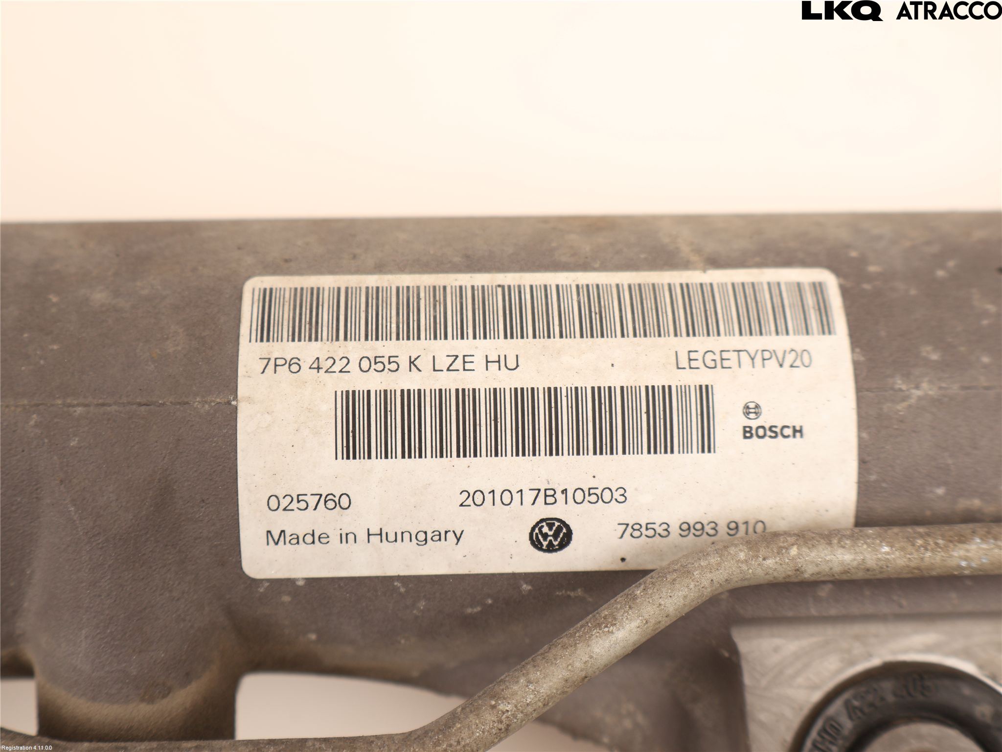 Volkswagen VW TOUAREG 7P 11-18 Styrväxel Servo -Snäcka