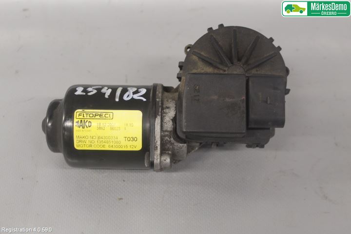Citroen NEMO Torkarmotor Vindruta