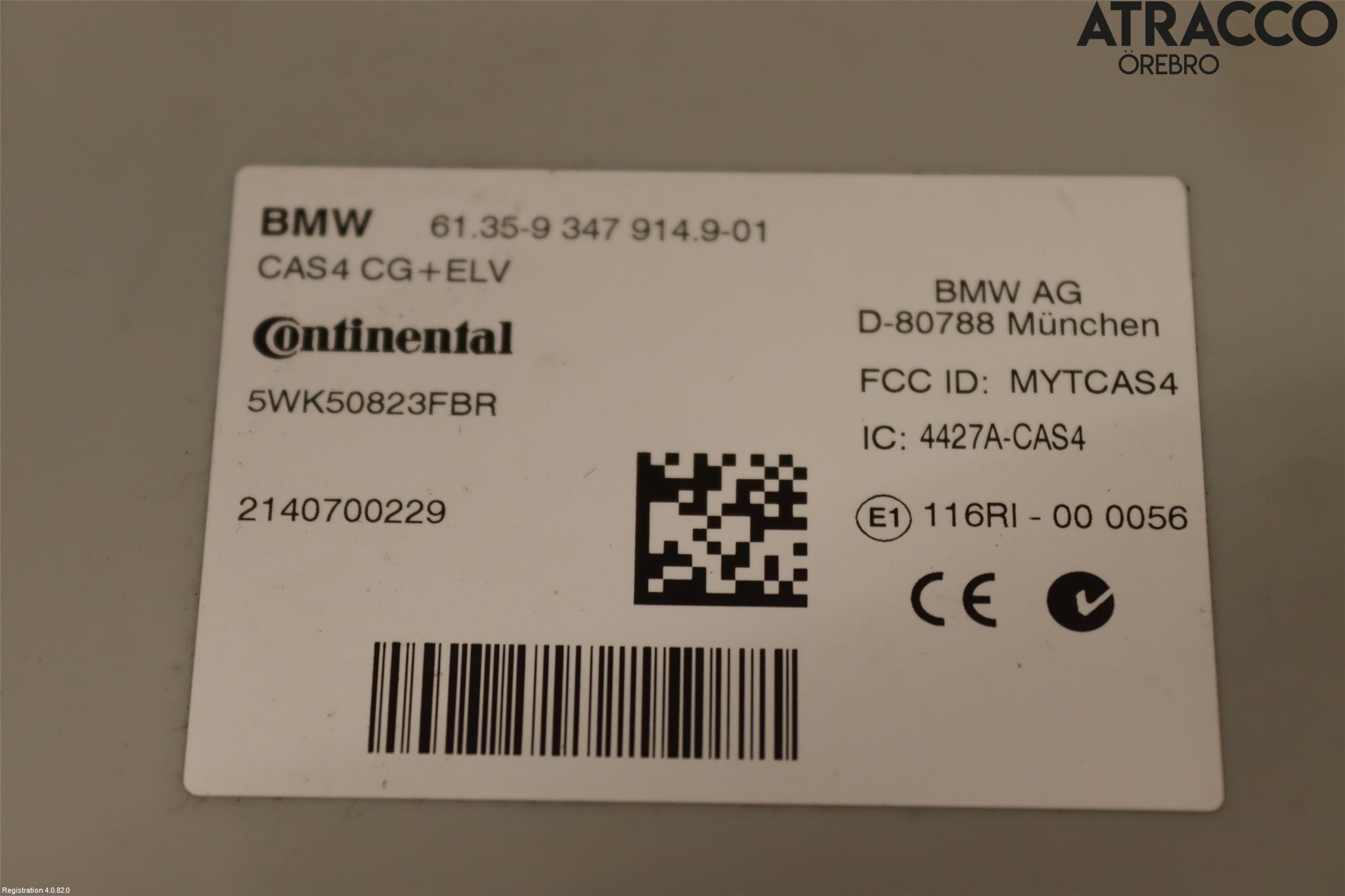 BMW 5 F10/F11/F18 09-17 Styrenhet Övrigt