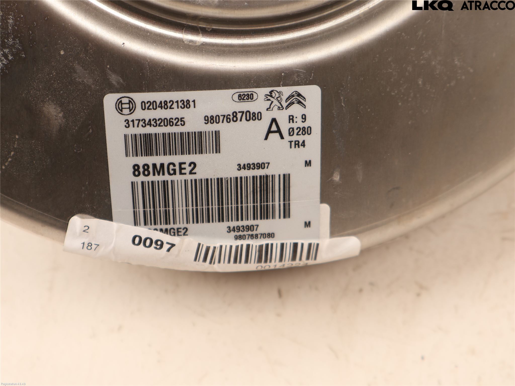 Peugeot 5008 17-24 Bromsservo