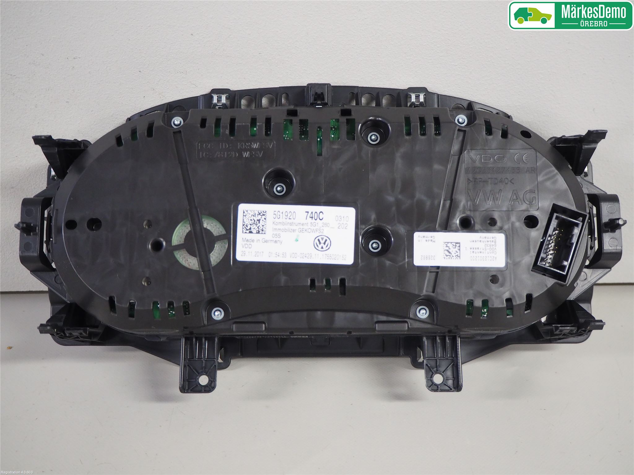 Volkswagen VW GOLF / E-GOLF VII 13-20 Instrument Komb