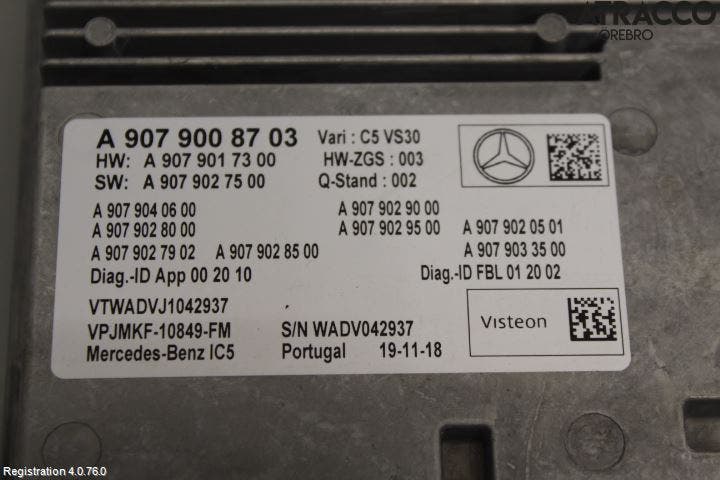 Mercedes-Benz MB SPRINTER (W907/W910) 19- Cd Radio - Multimediapanel