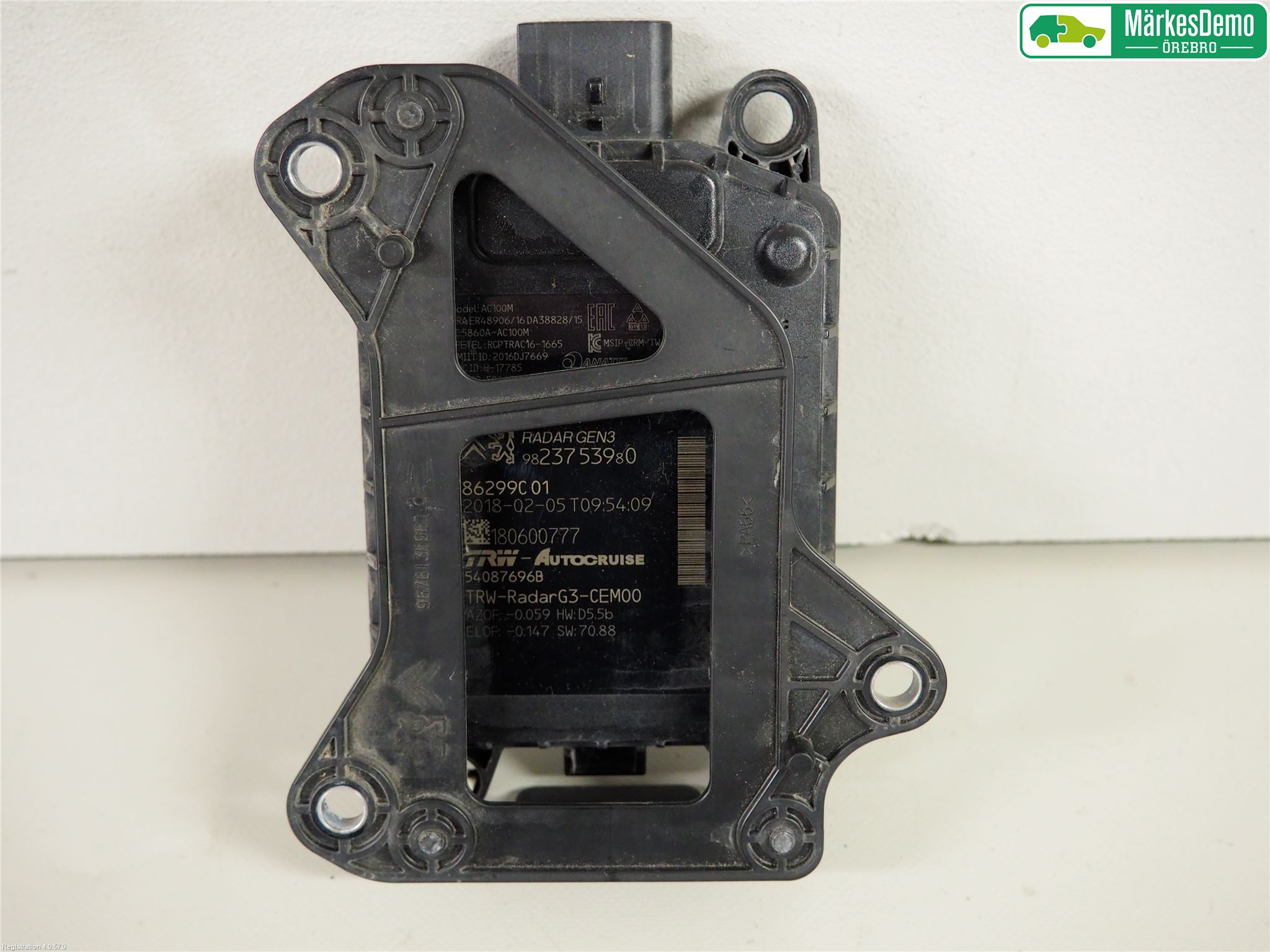 Peugeot 308 14-21 Sensor Aktivt Kollisionsskydd