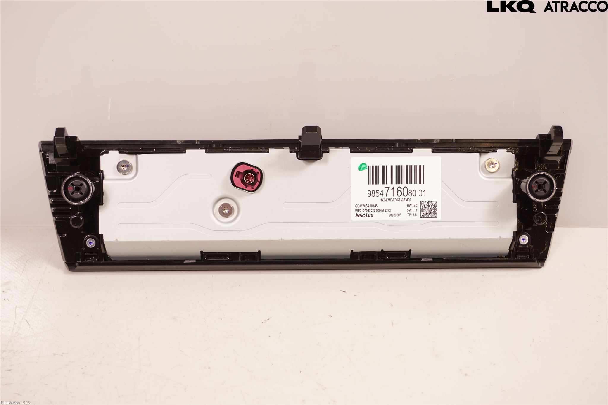 Peugeot 308/E-308 21- Kontrolldisplay