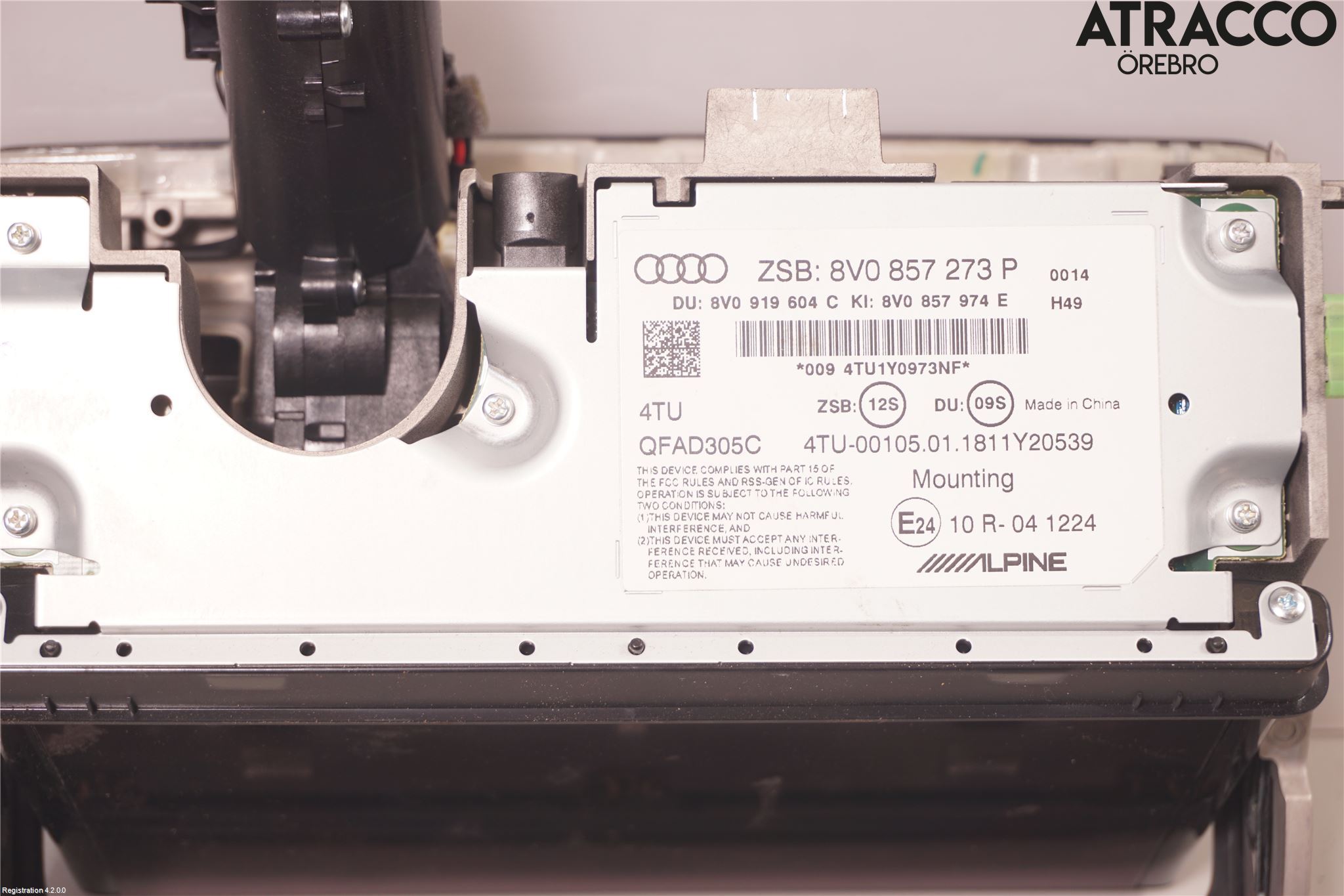 Audi A3/S3 8V 13-20 Bildskärm