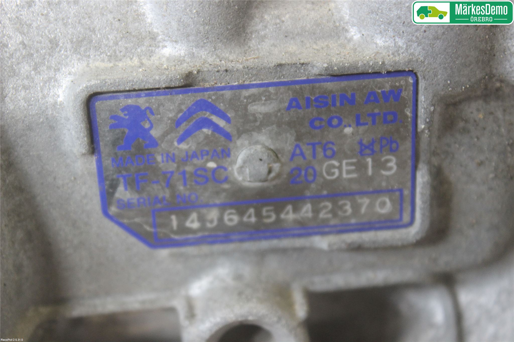 Peugeot 308 14-21 Växellåda Automat
