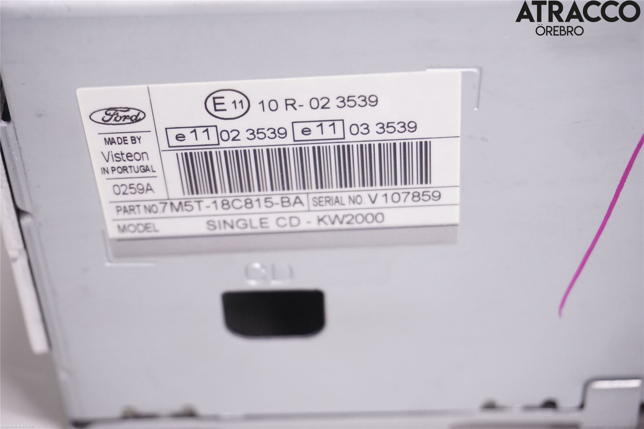 Ford MONDEO 07-15 Cd Radio - Multimediapanel