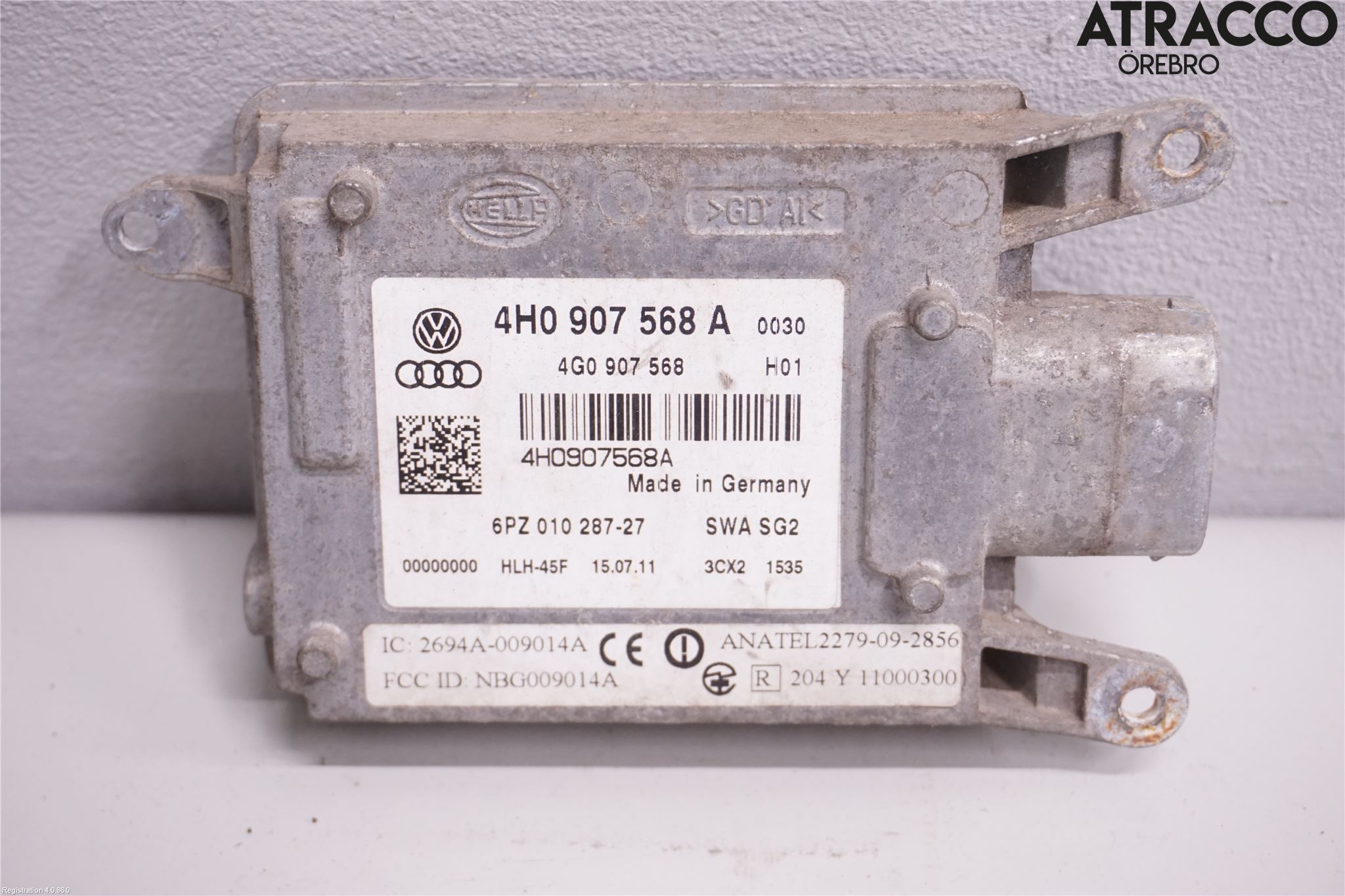 Audi A8/S8 4H 10-17 Sensor Aktivt Kollisionsskydd