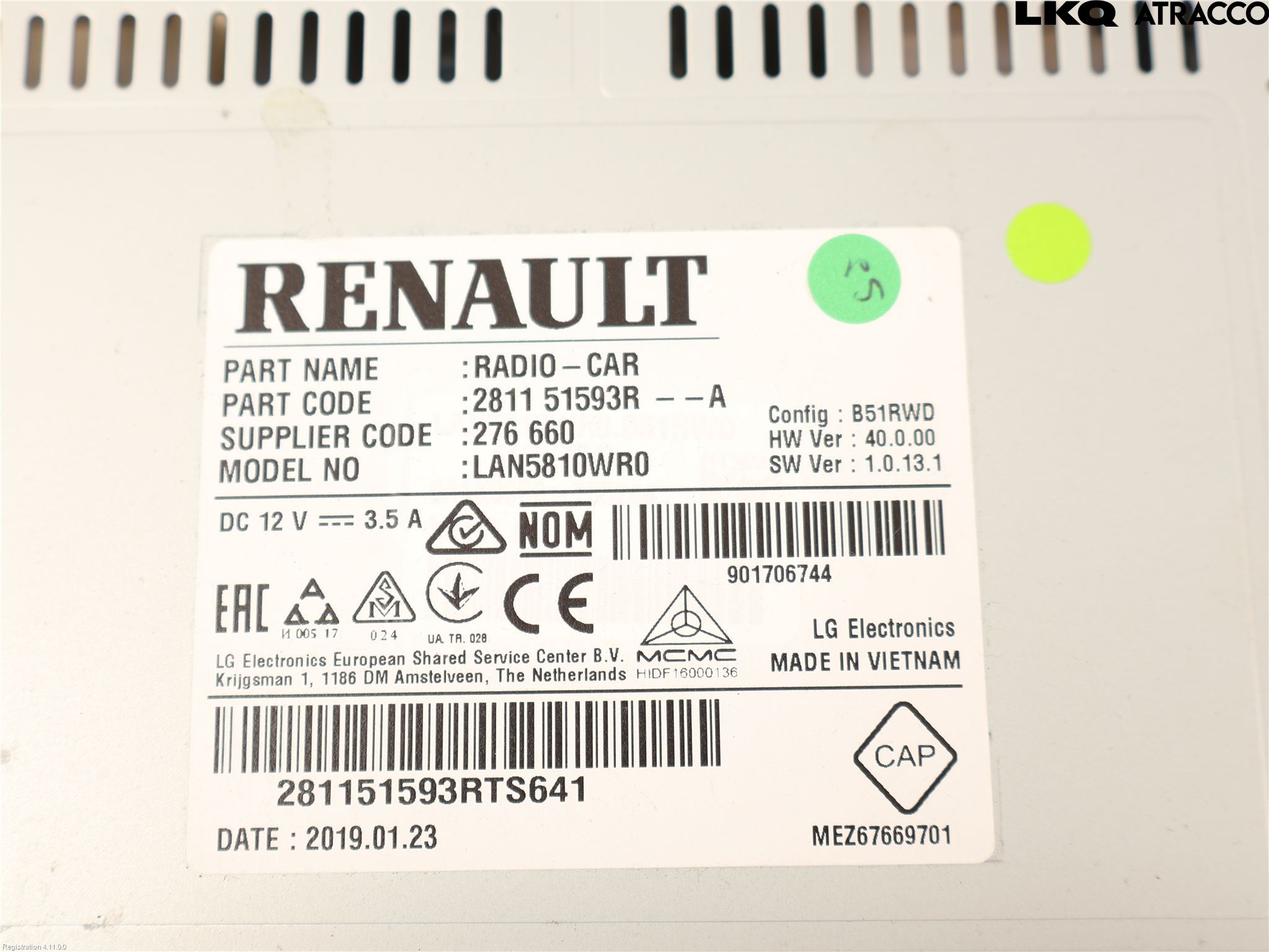 Renault CLIO IV 16-19 Gps Navigator