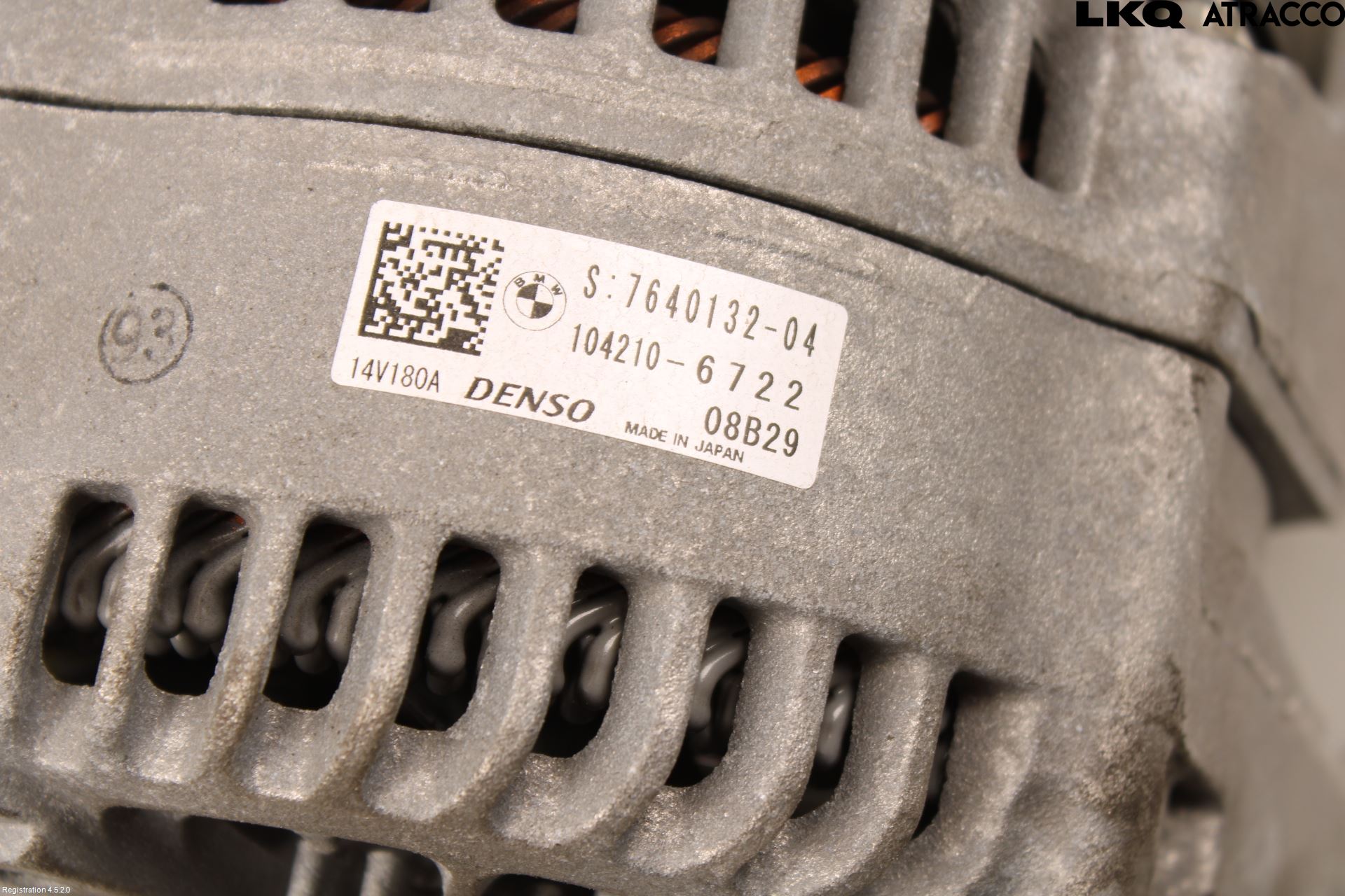 BMW 3 F30/F31/F80 12-19 Generator