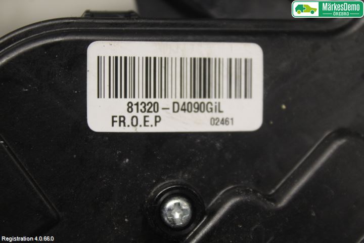 Kia OPTIMA 16-20 Låskista-Dörrlås