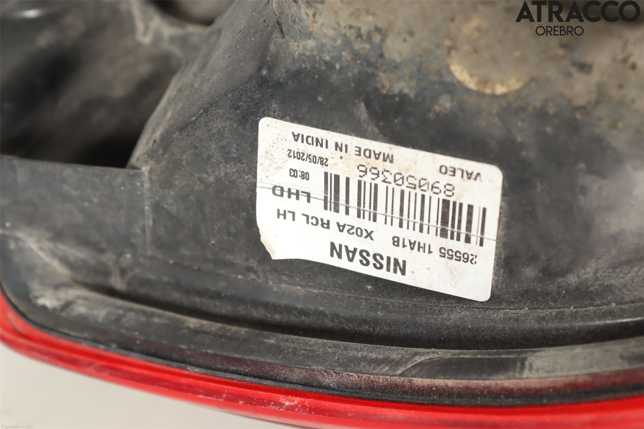Nissan MICRA 11-16 Bakljus Vänster