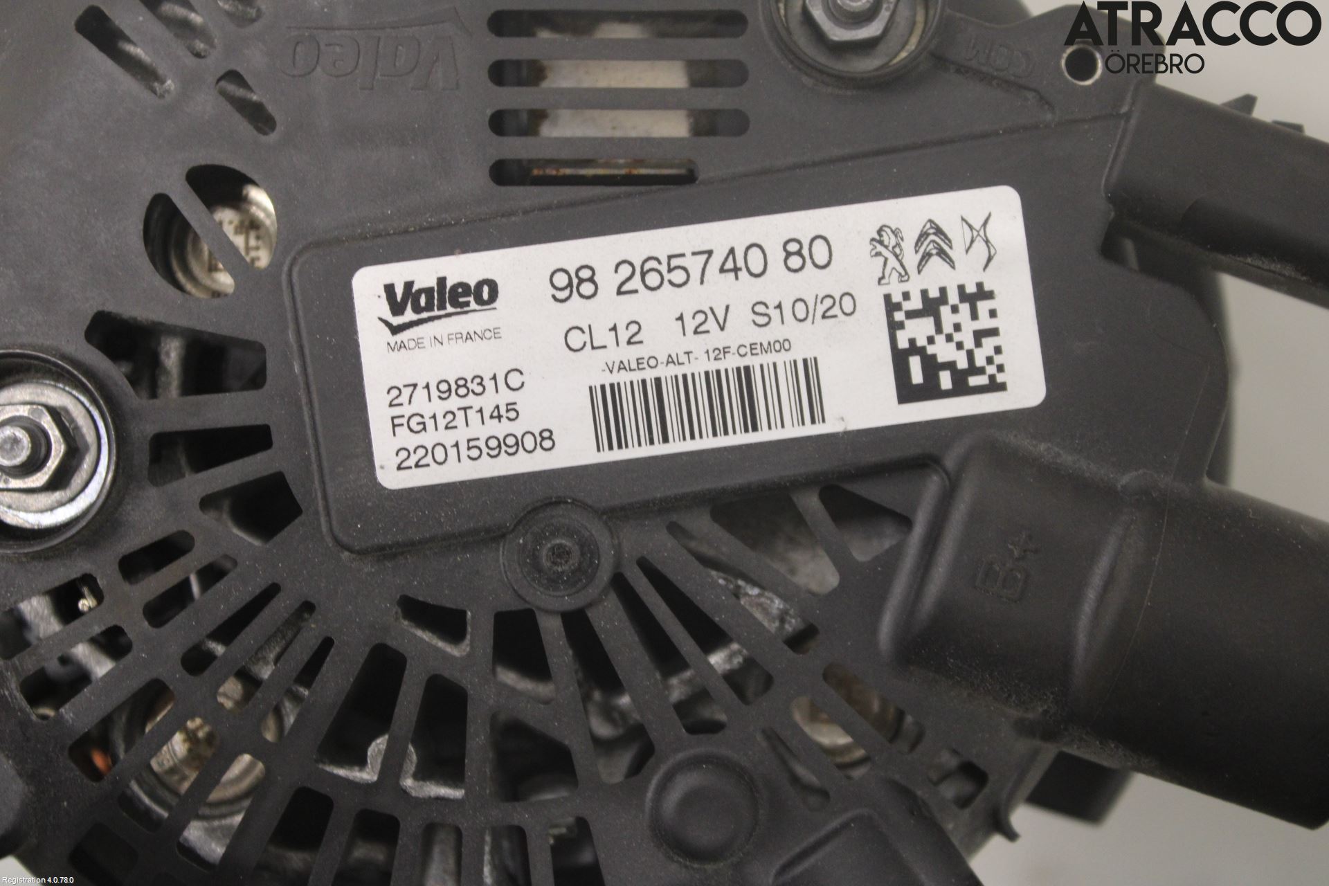 Citroen C4 SPACETOURER 19-22 Generator