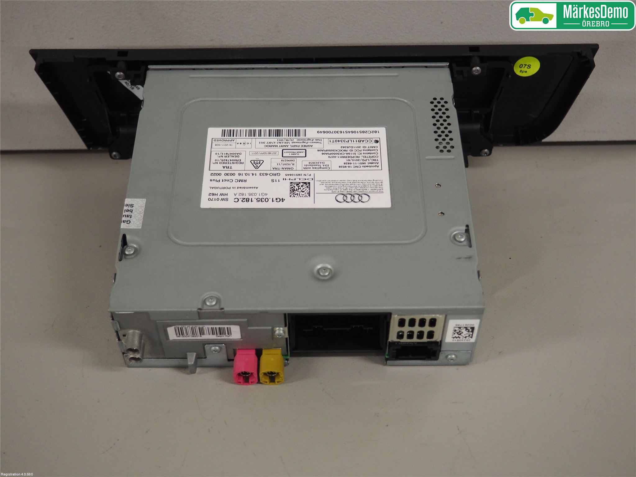 Audi A6/S6 4G 11-18 Cd Radio - Multimediapanel