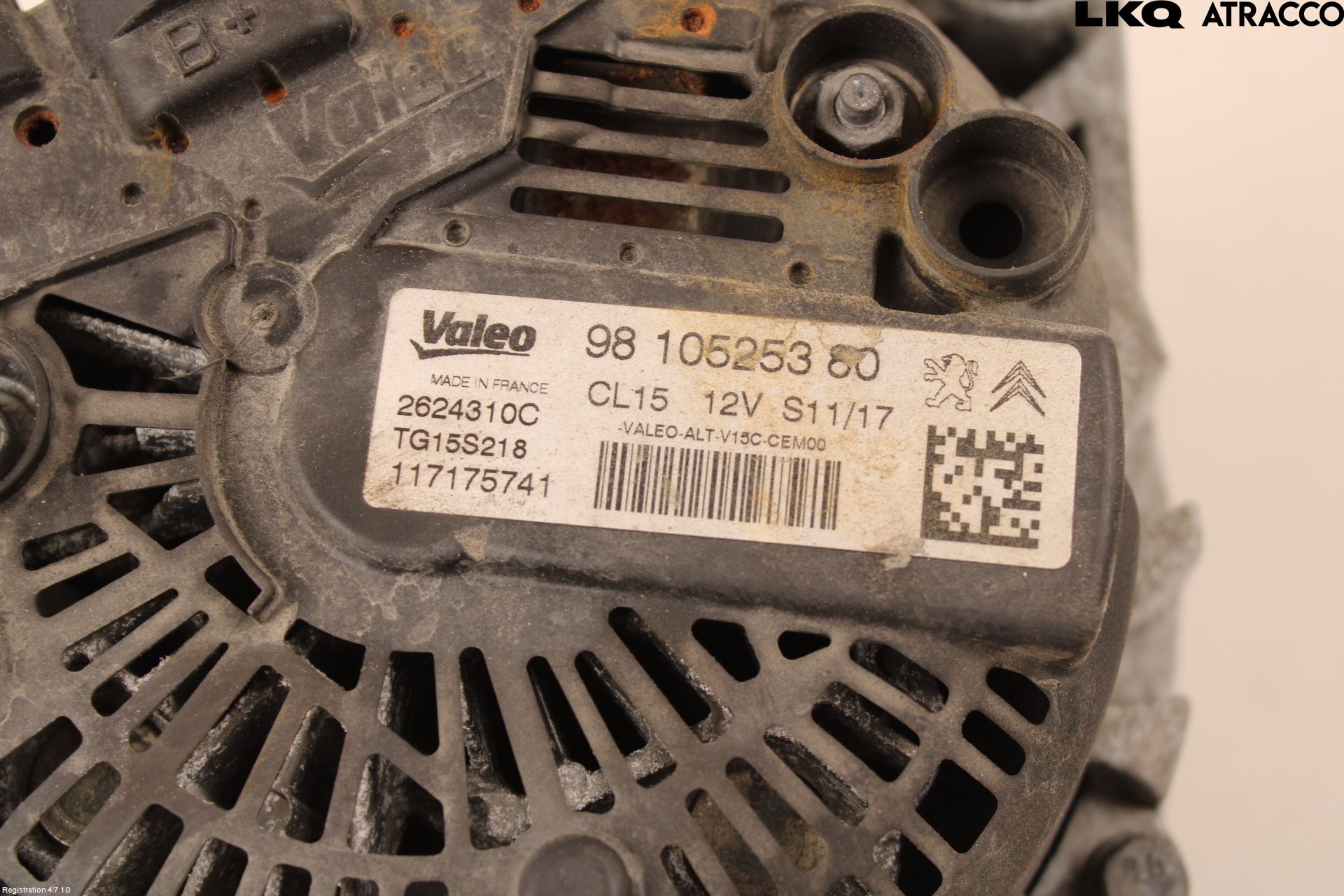 Citroen BERLINGO 08-18 Generator