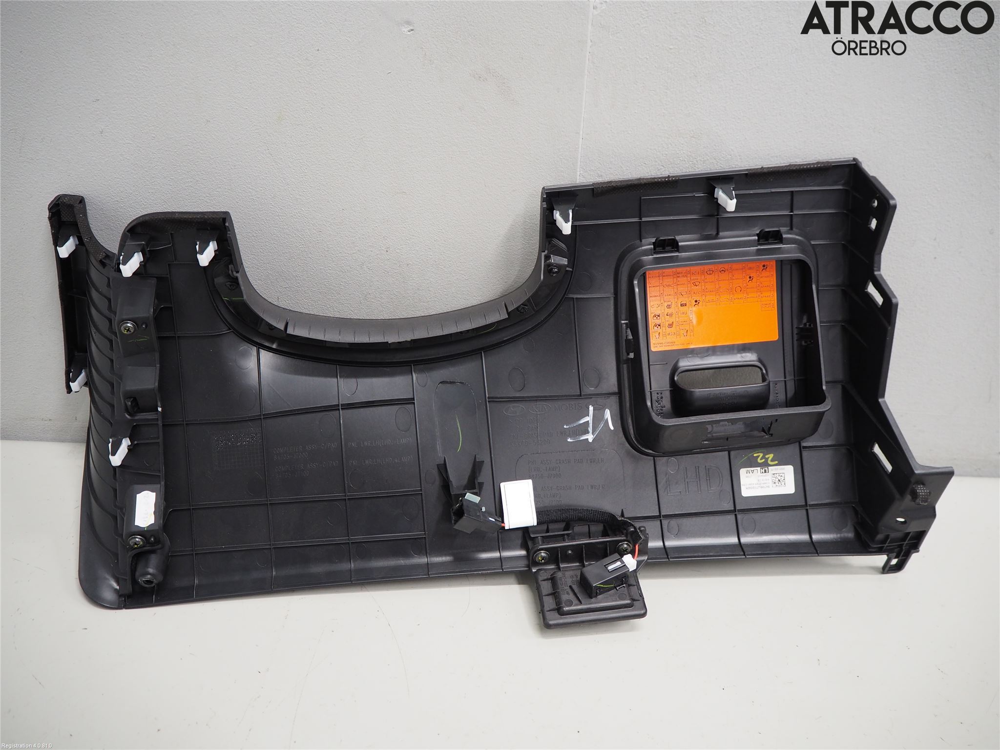 Kia CEED/CEED SW 19- Instrumentbräda Sparkskydd