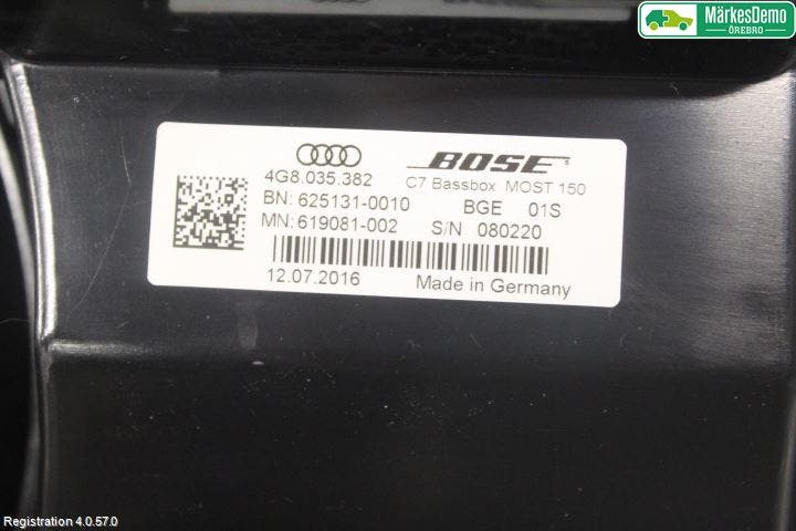 Audi A7/S7 4G 11-17 Högtalare