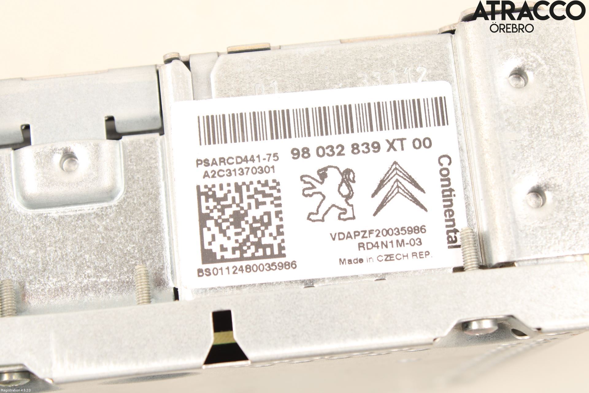 Peugeot PARTNER 08-15 Radio