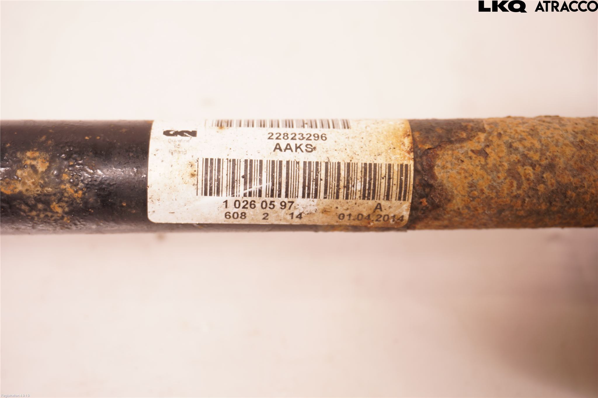 Opel INSIGNIA 09-16 Drivaxel Bak Vänster