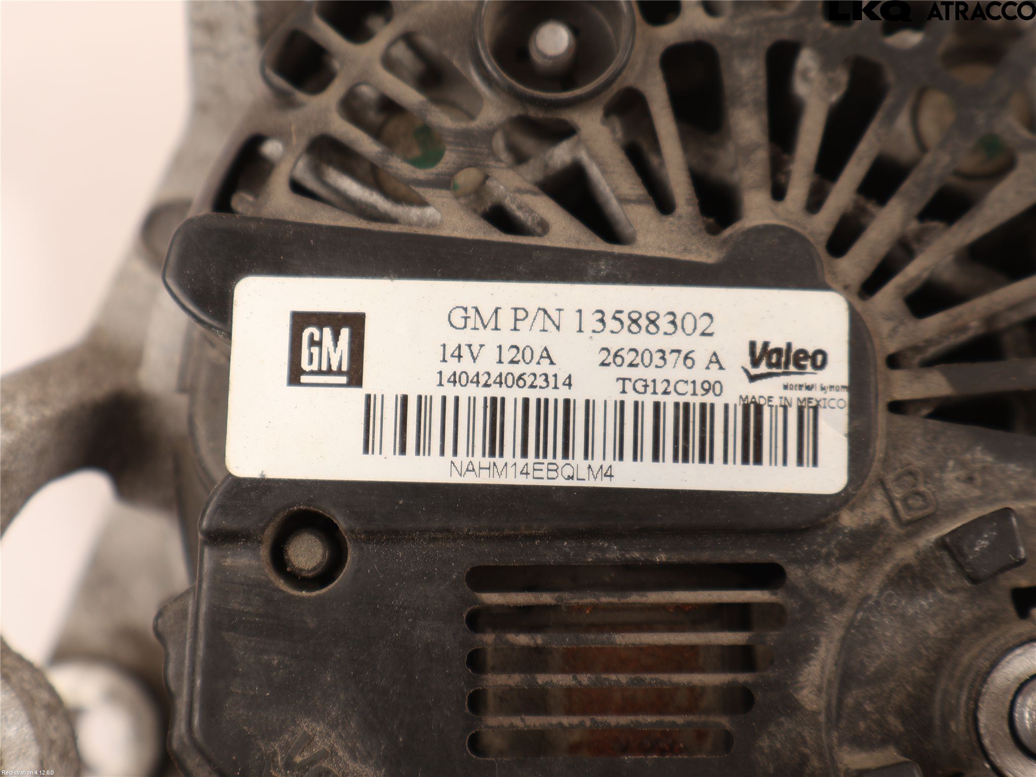 Opel ASTRA J 10-15 Generator