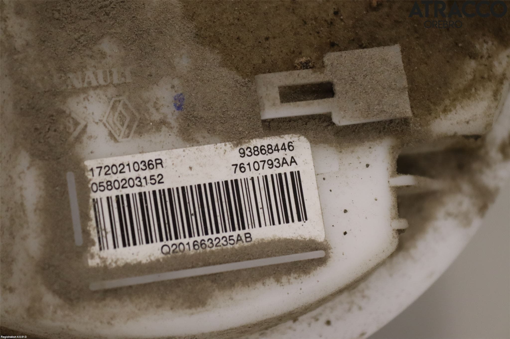 Opel VIVARO 15-19 Bränslepump El