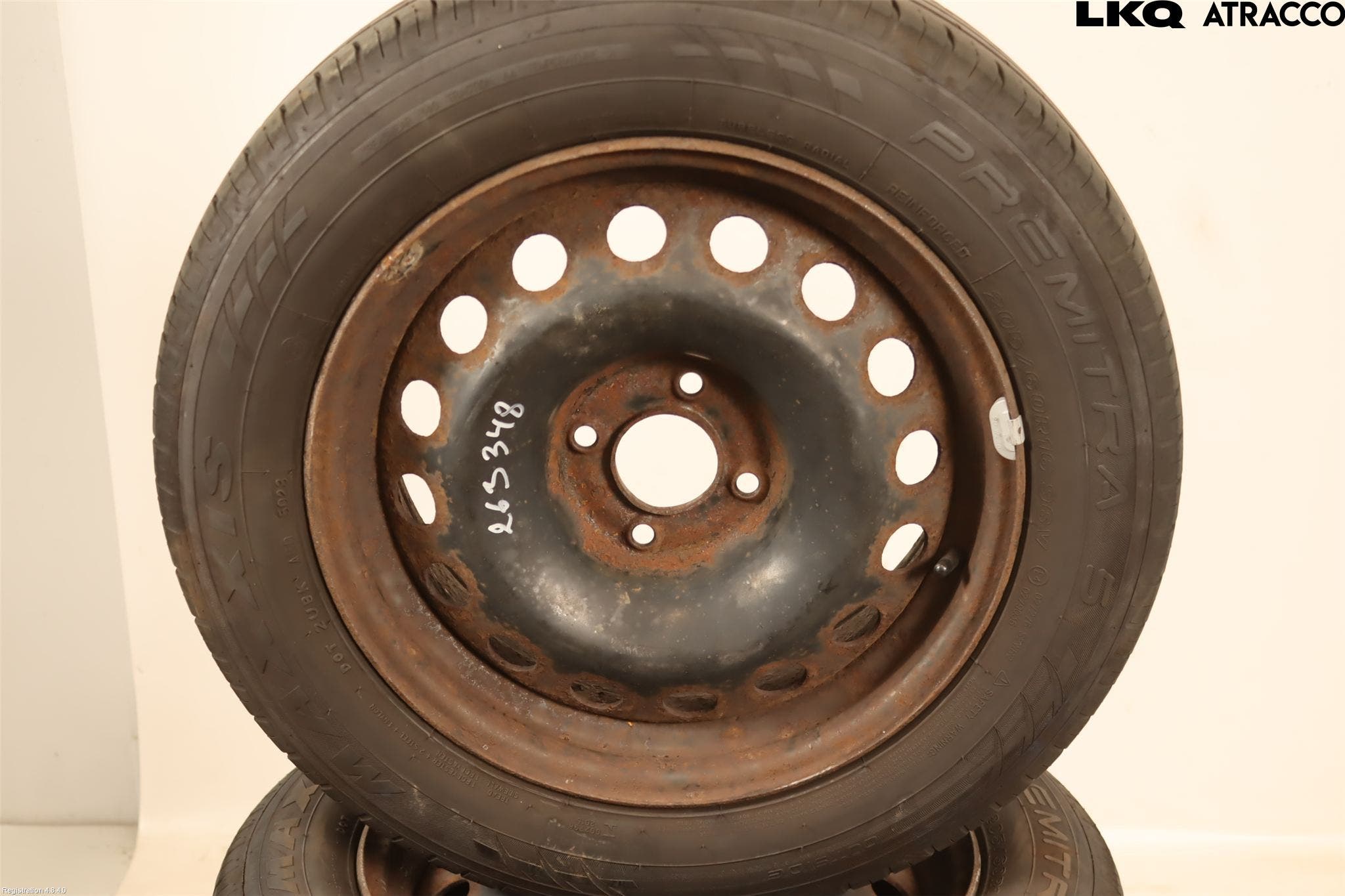 Citroen C4 I   05-10 Sommardäck Plåtfälg 4St