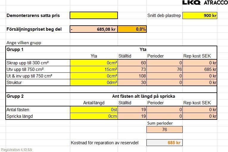 Seat LEON 13-20 Stötfångarbeklädnad Bak