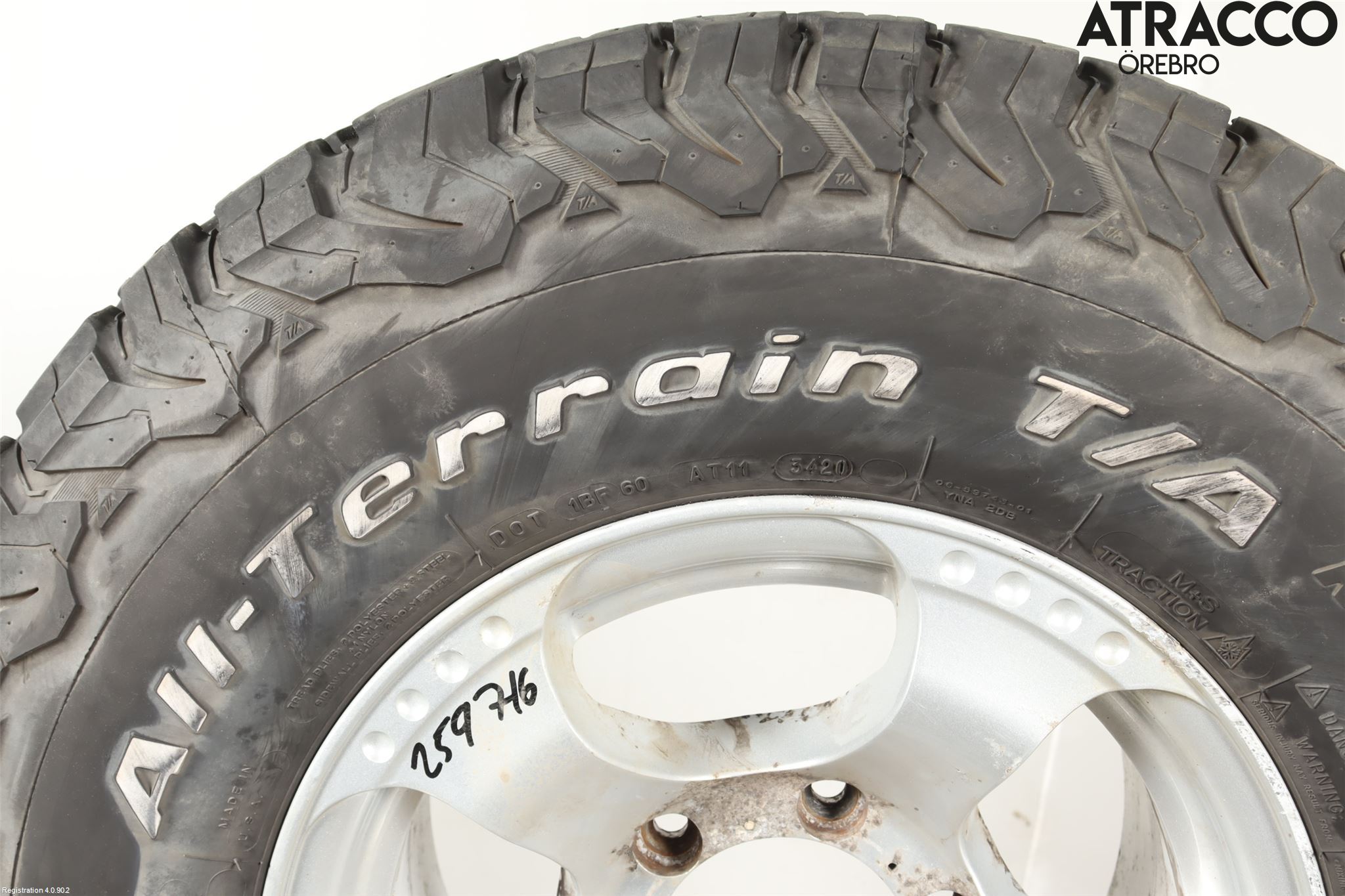 Toyota HILUX 05-16 Sommardäck Alumfälg 4St