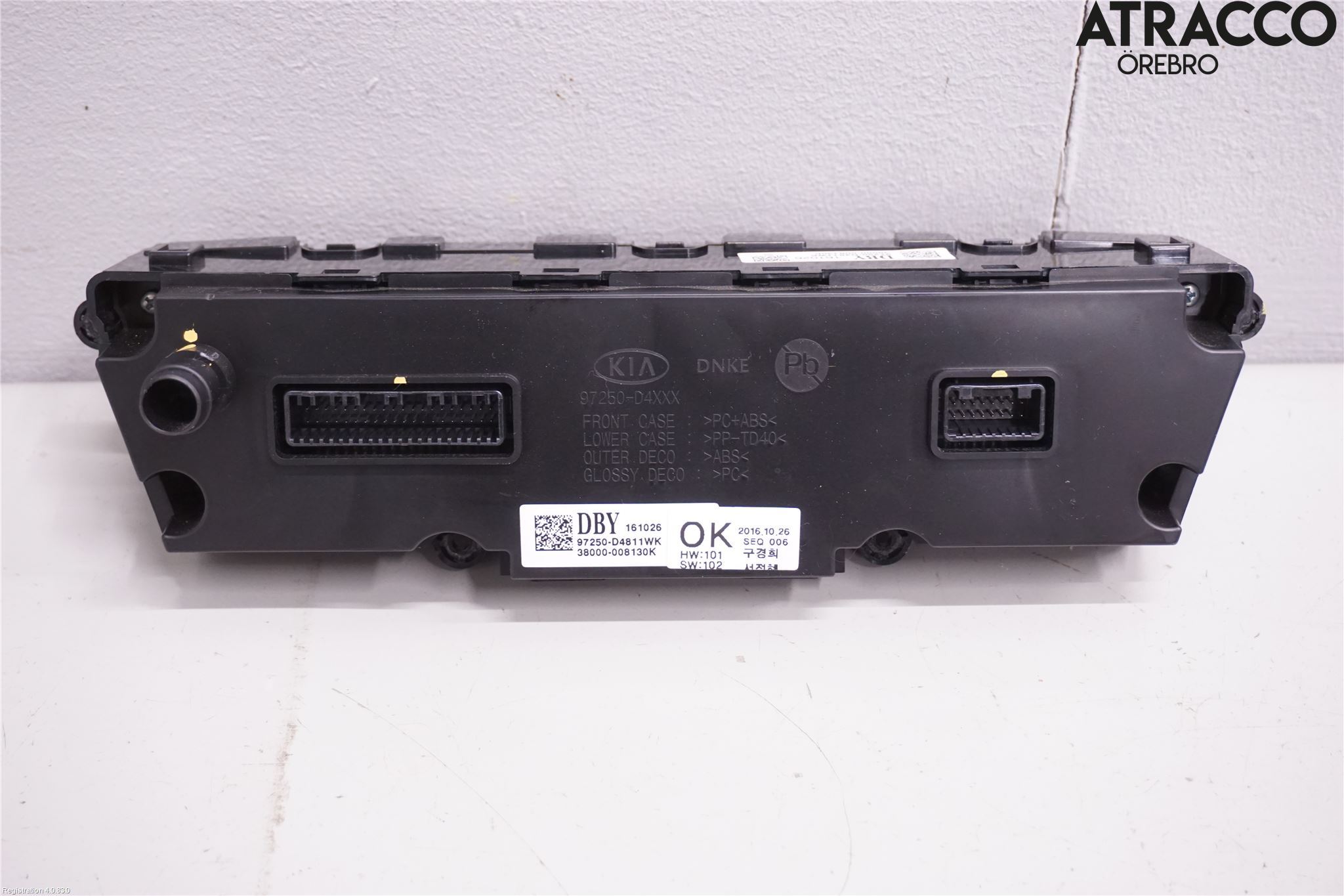 Kia OPTIMA 16-20 Ac Styrenhet Ac Manöveren