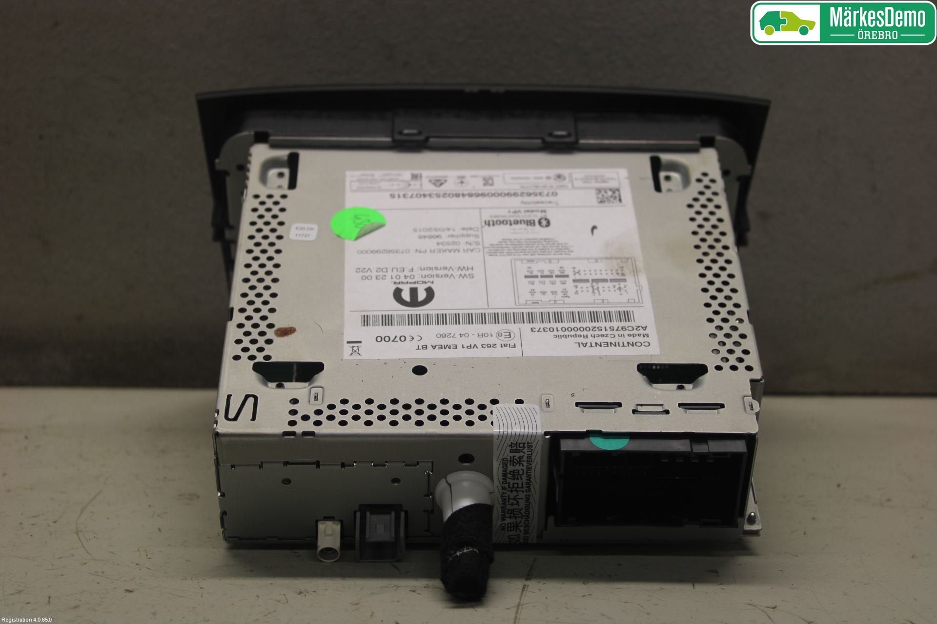 Fiat DOBLO CARGO Cd Radio - Multimediapanel