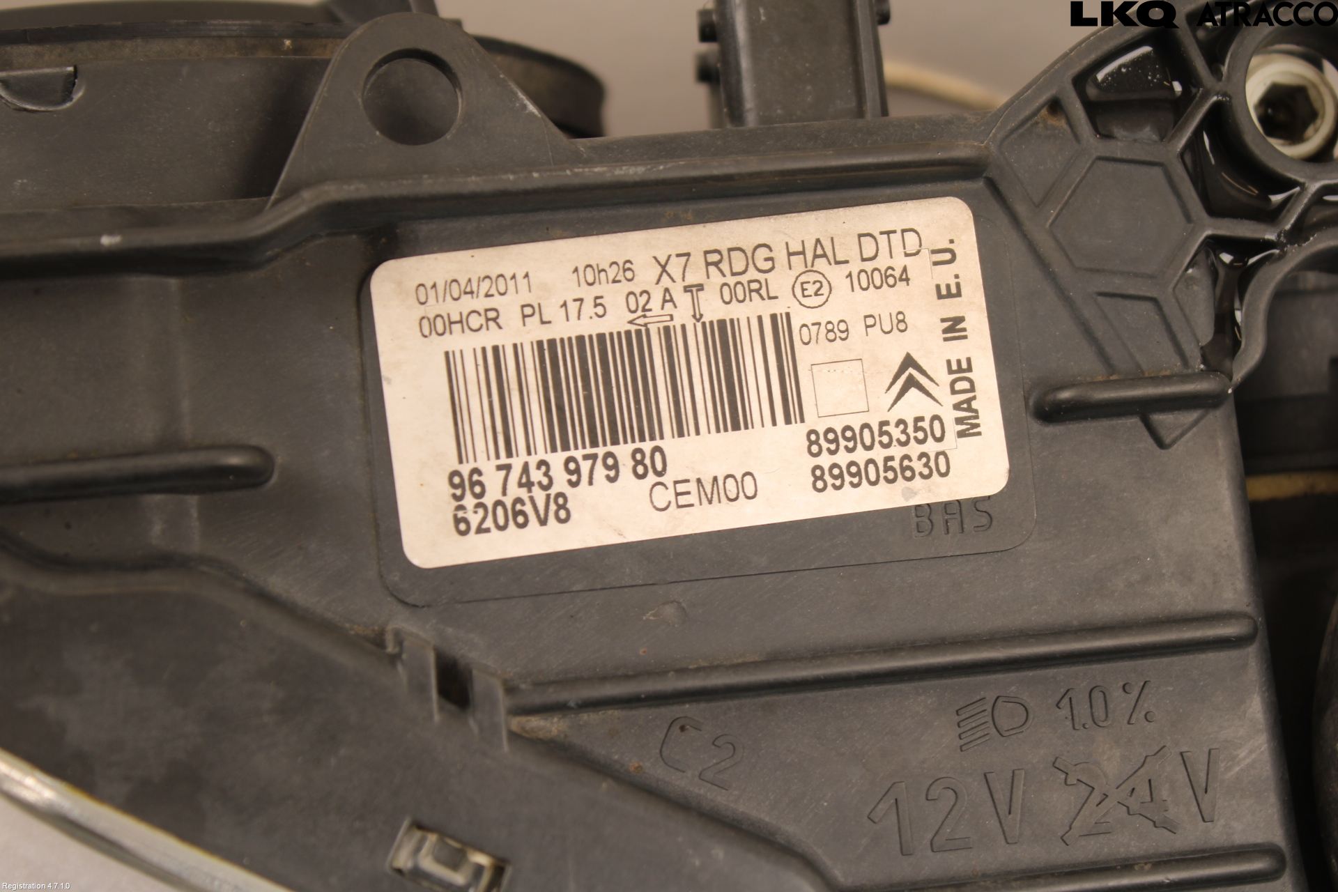 Citroen C5 08-17 Strålkastare Höger