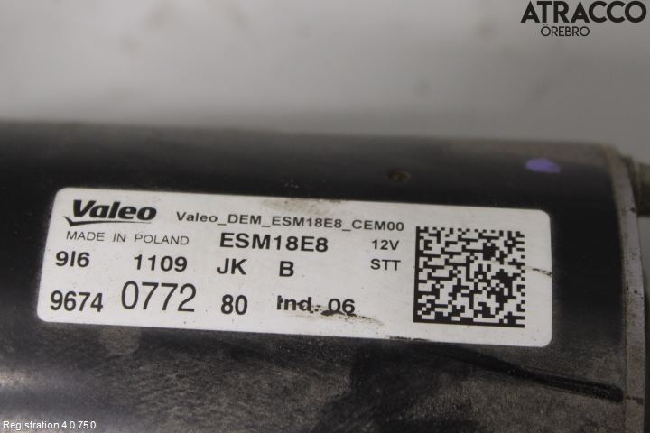 Citroen C4 CACTUS 14-20 Startmotor