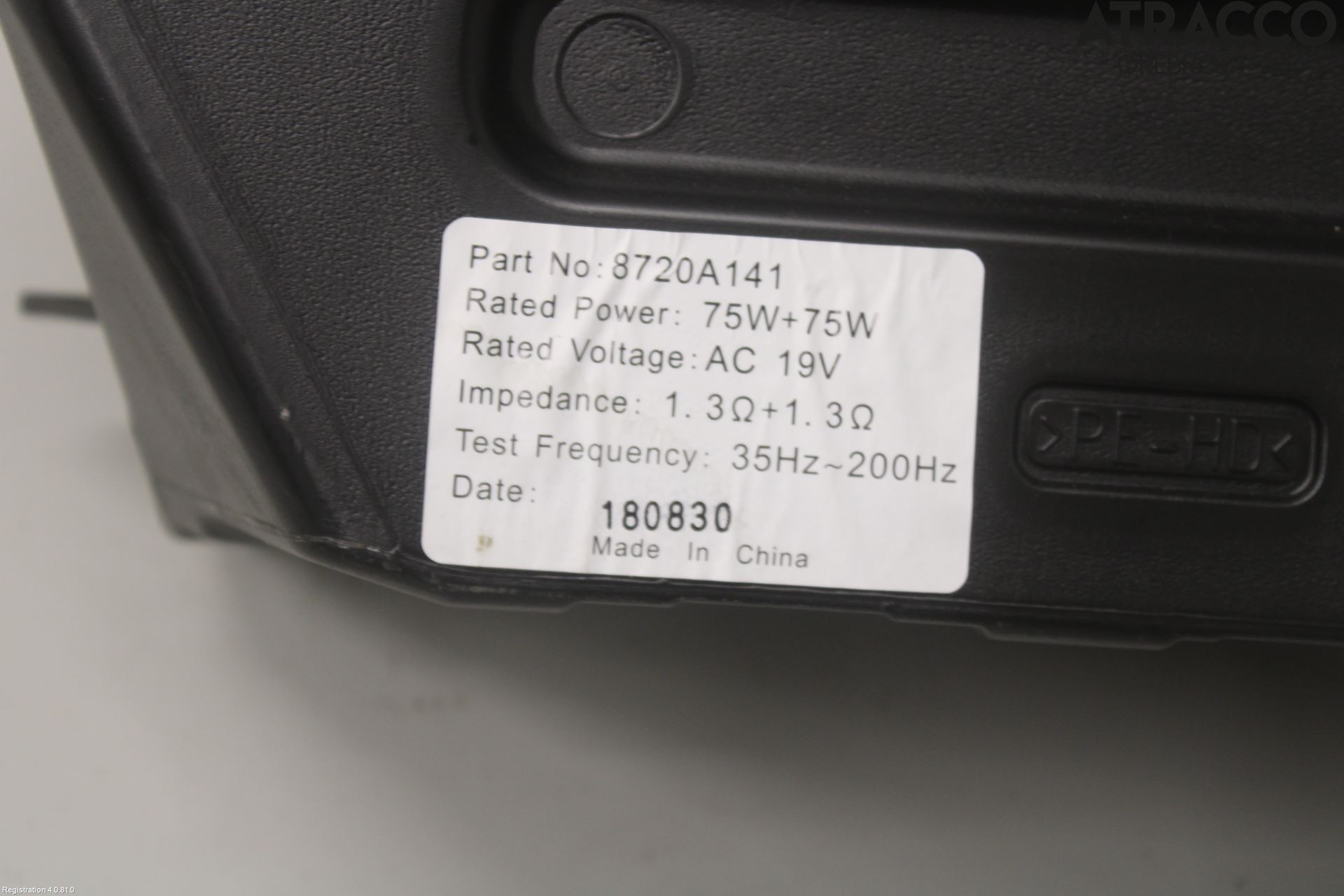 Mitsubishi OUTLANDER 13-21 Högtalare