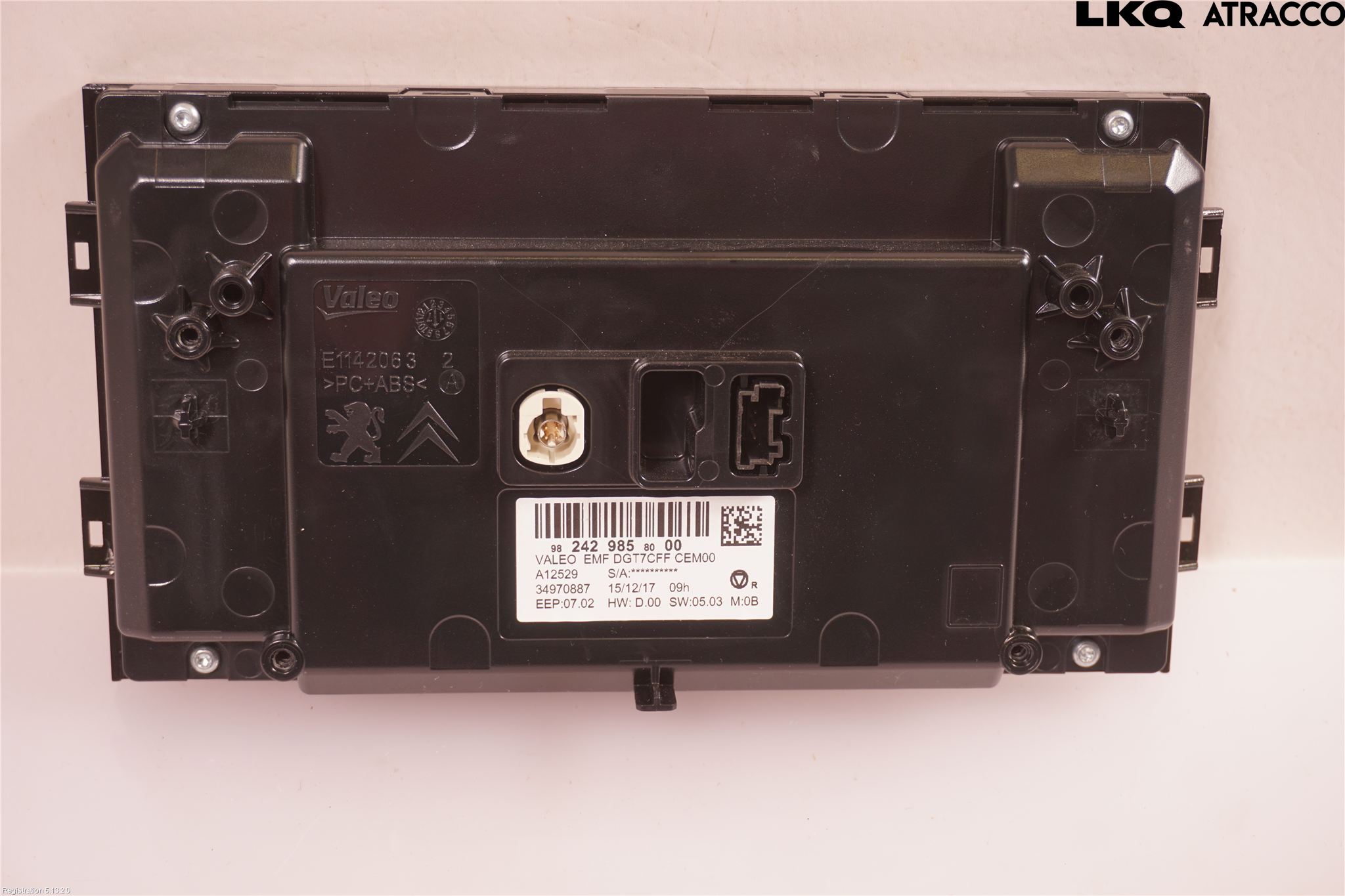 Peugeot 308 14-21 Bildskärm