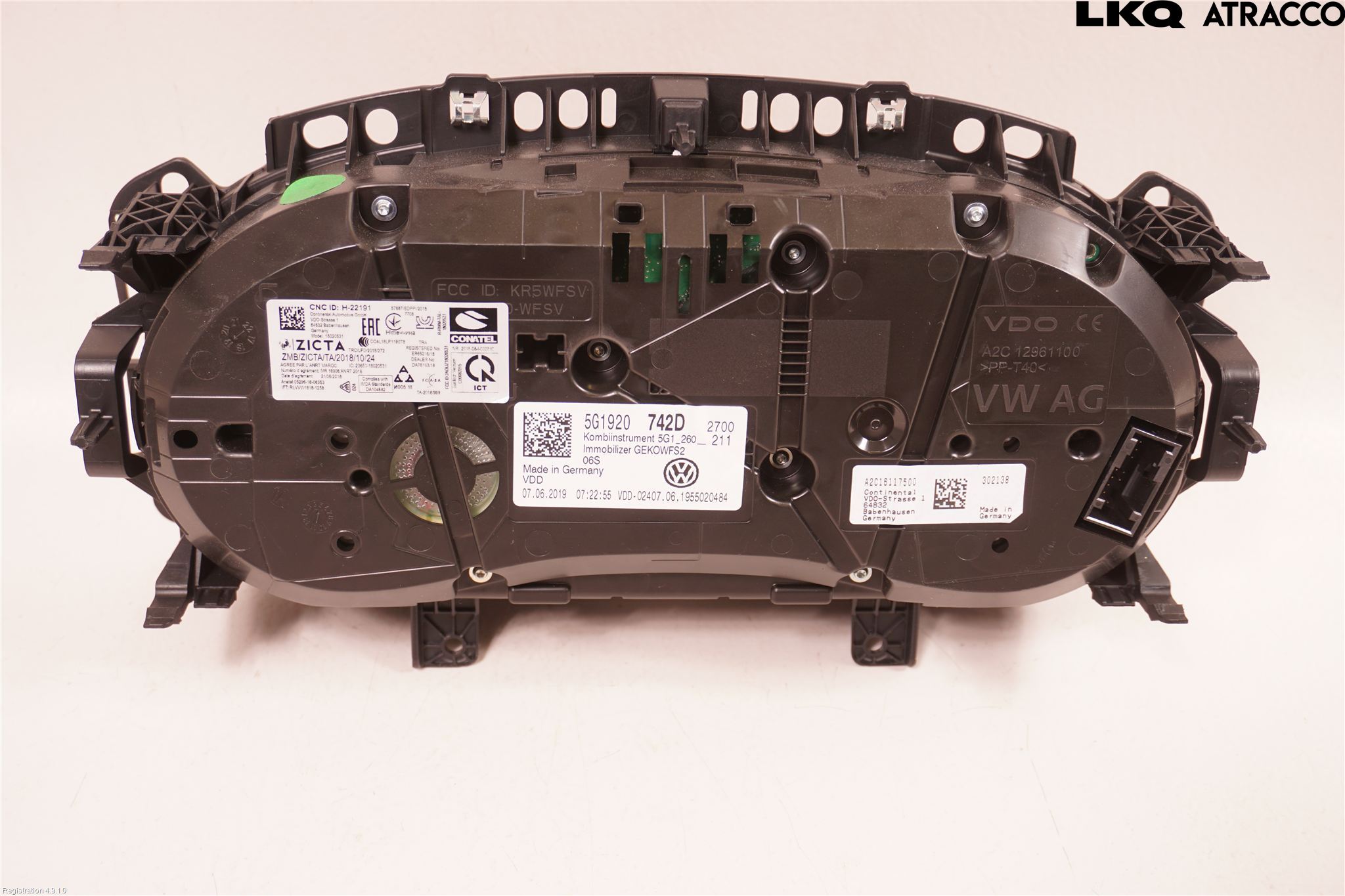 Volkswagen VW GOLF / E-GOLF VII 13-20 Instrument Komb