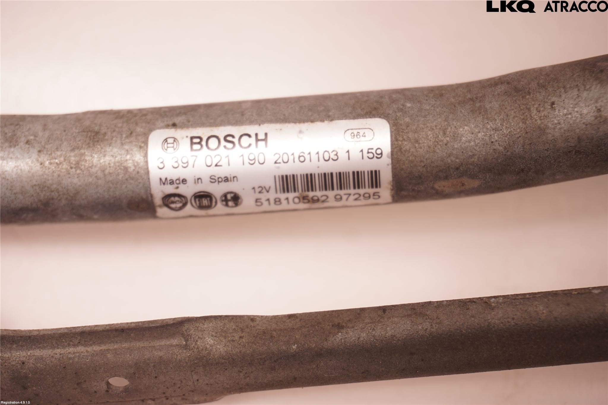 Opel COMBO D 12-18 Torkarmekanism Vindruta