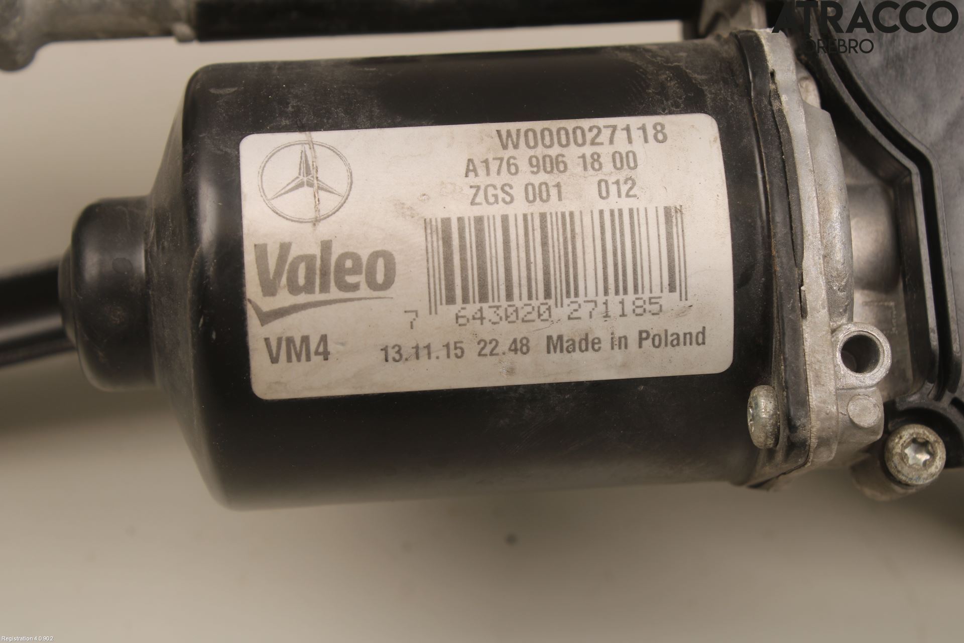 Mercedes-Benz MB CLA-KLASS (C117/X117) 13-19 Torkarmotor Vindruta