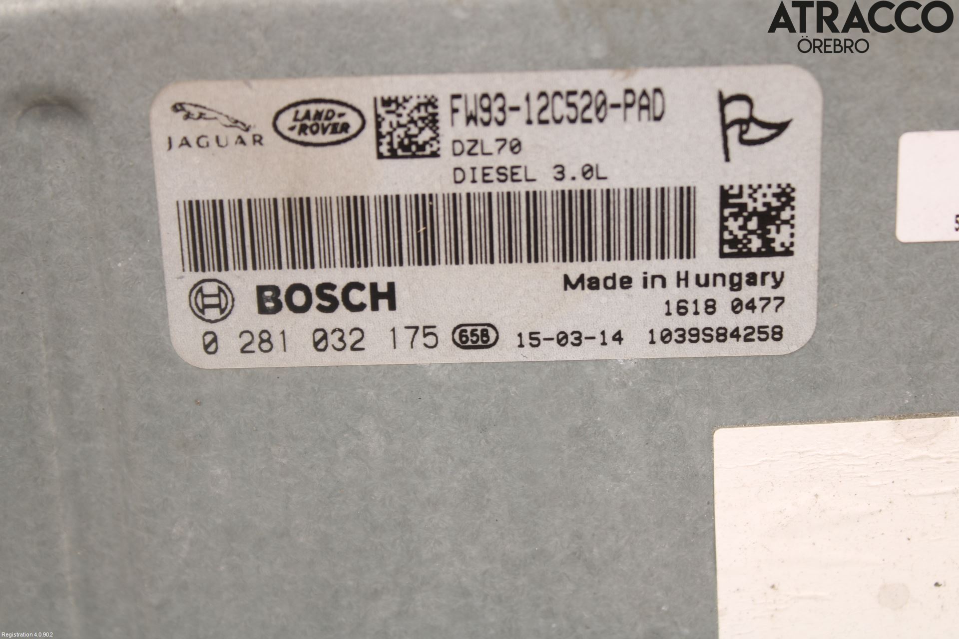 Landrover RANGE ROVER SPORT (L494) 14-22 Styrenhet Inspump Diesel