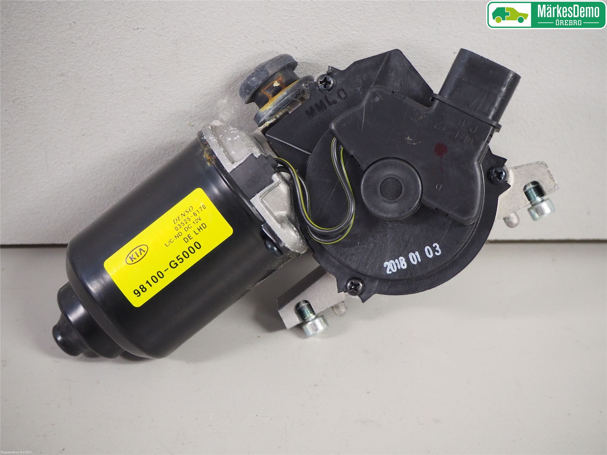 Kia NIRO (DE) 17-22 Torkarmotor Vindruta