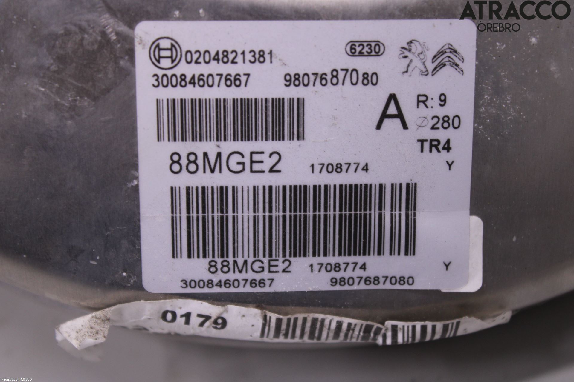 Citroen C5 AIRCROSS 19- Bromsservo