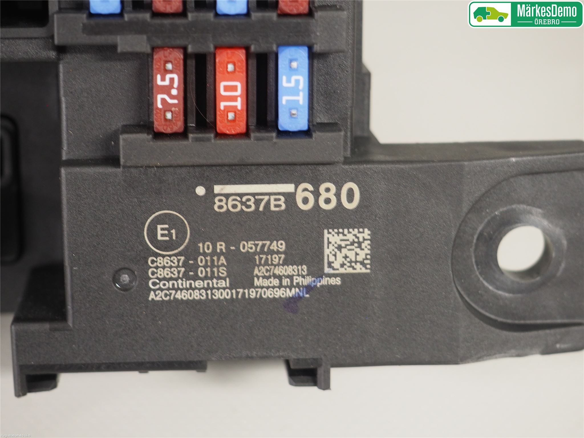 Mitsubishi OUTLANDER 13-21 Säkringsdosa-Elcentral