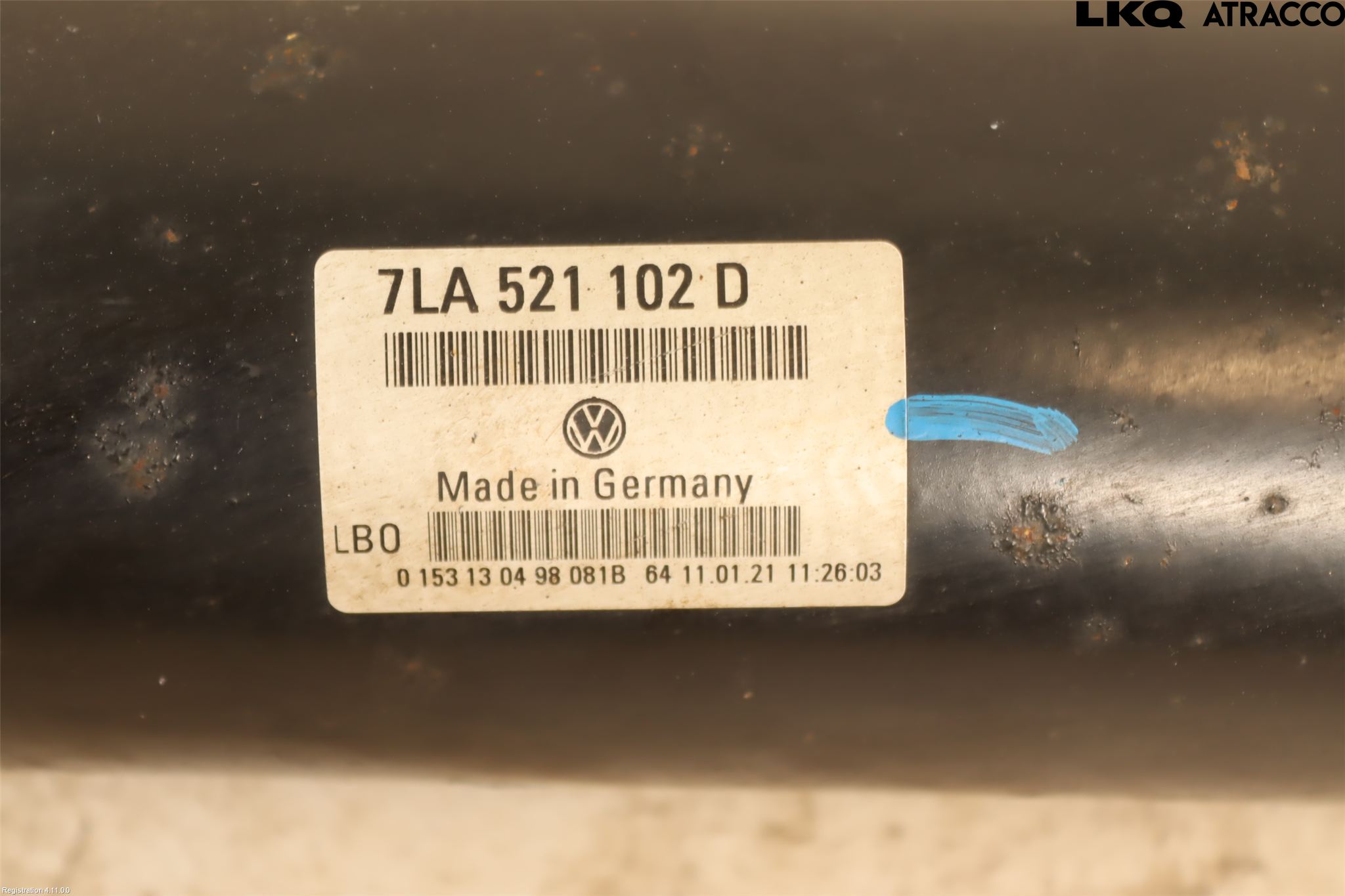 Volkswagen VW TRANSP/CARAVELLE (T6) 16-22 Mellanaxel Komp