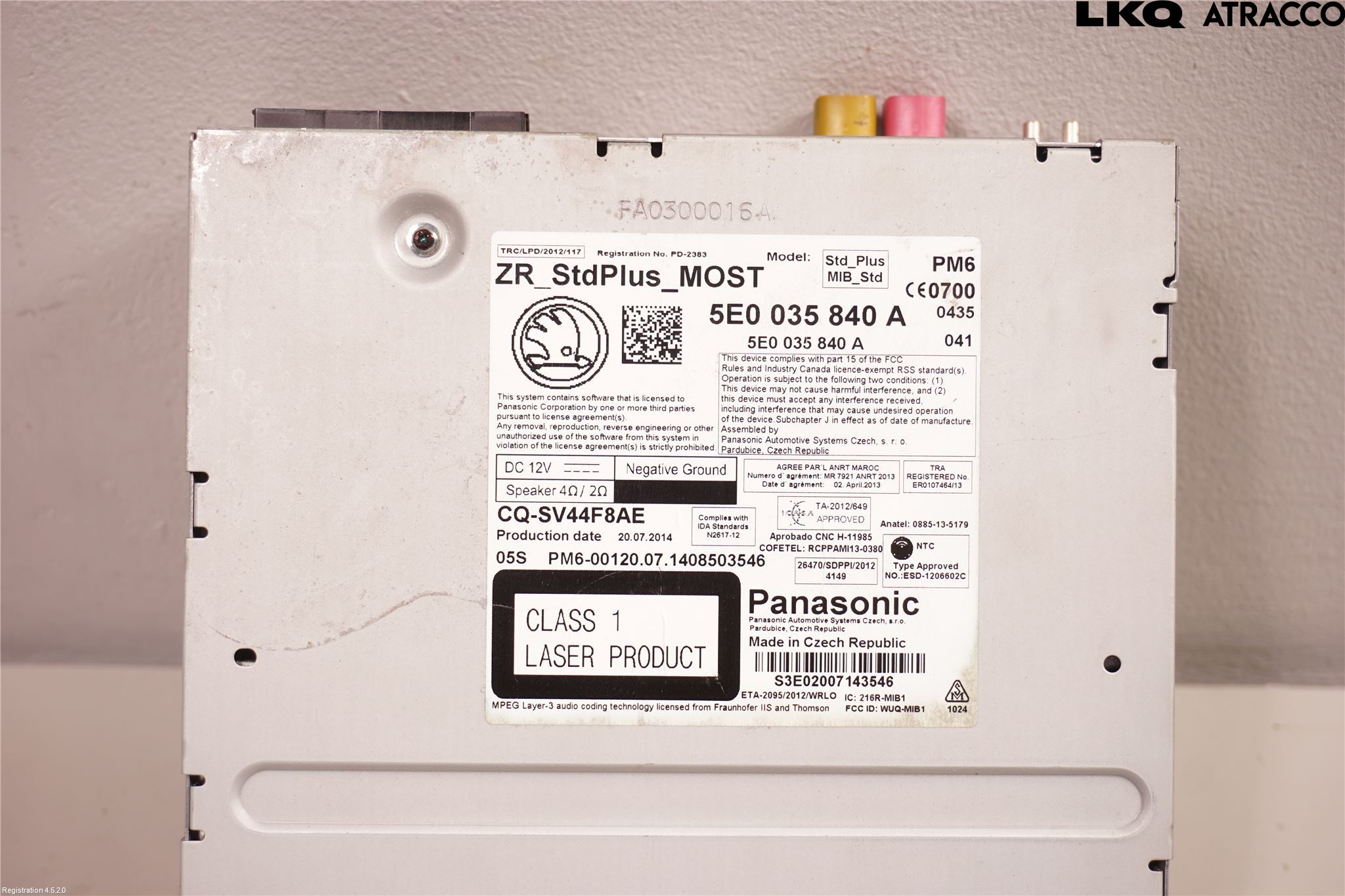 Skoda OCTAVIA (5E) 13-20 Radio