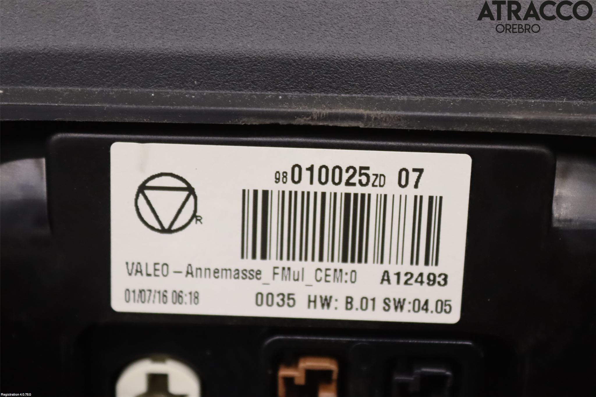 Citroen C4 CACTUS 14-20 Bildskärm